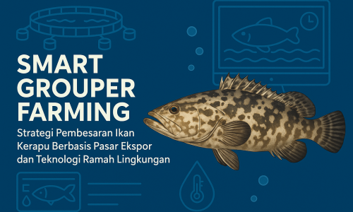 Smart Grouper Farming: Strategi Pembesaran Ikan Kerapu Berbasis Pasar Ekspor dan Teknologi Ramah Lingkungan
